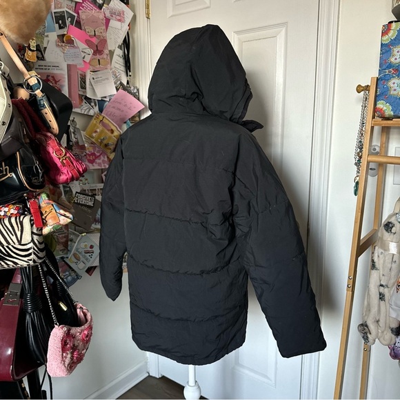 Madewell Holland Quilted Water Resistant Puffer Parka Black Small - Picture 5 of 9